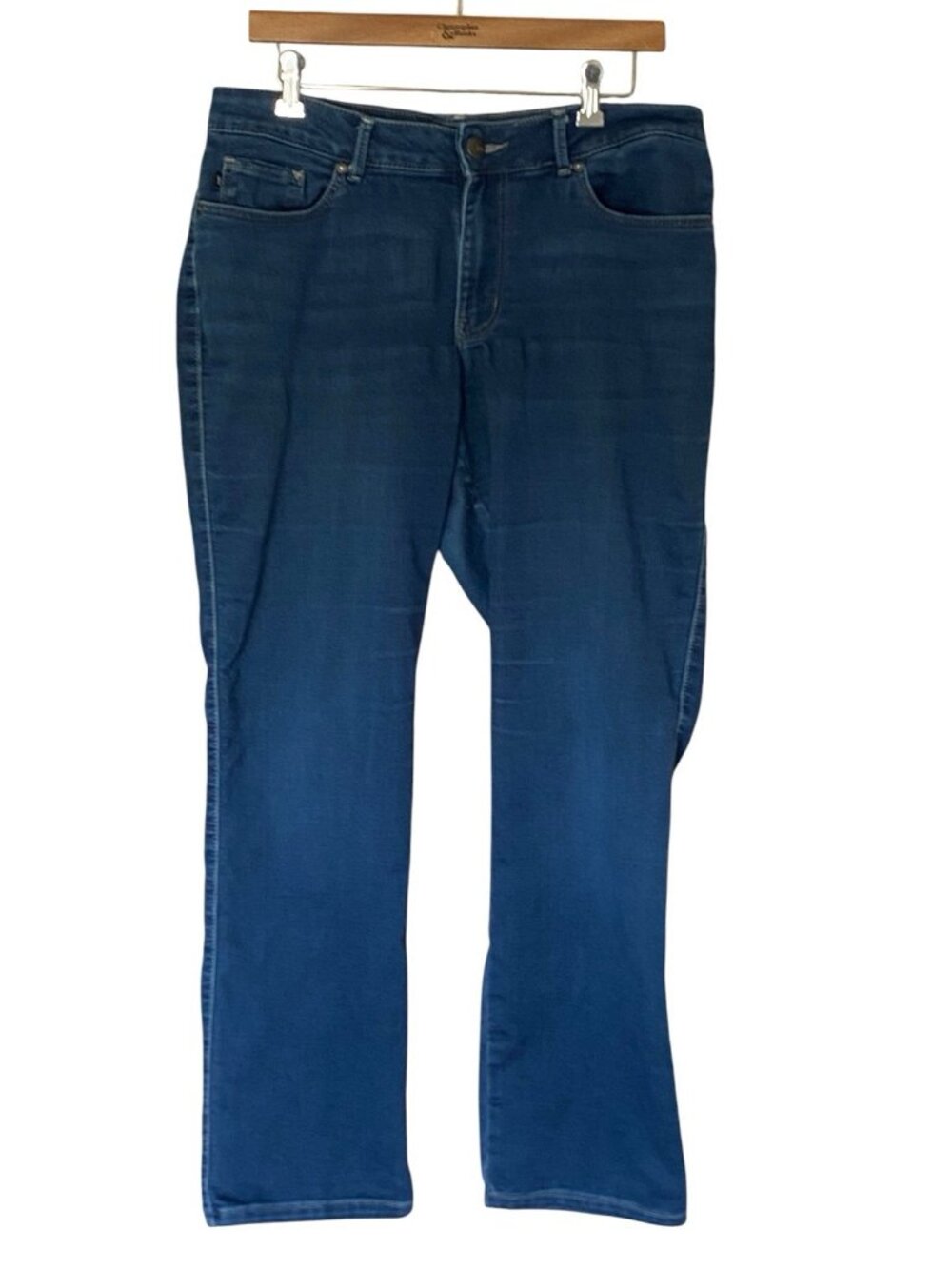 Lee Modern Fit Curvy Women's Jeans Size 14 Medium Blue Stretch Denim 32"